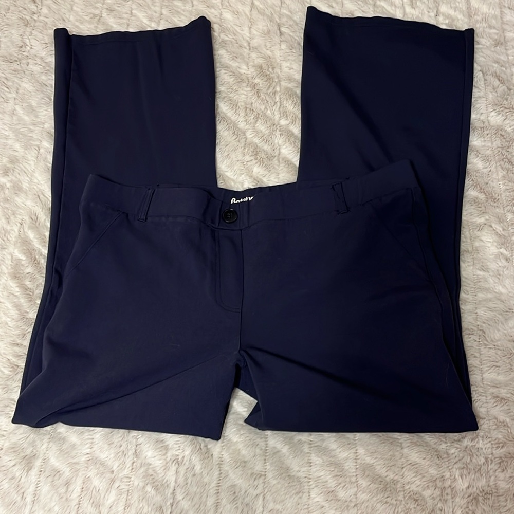 Beta brand navy stretchy trousers